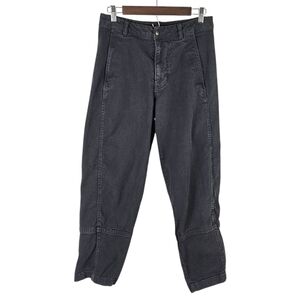 Quince Charcoal Black Straight Leg Pants